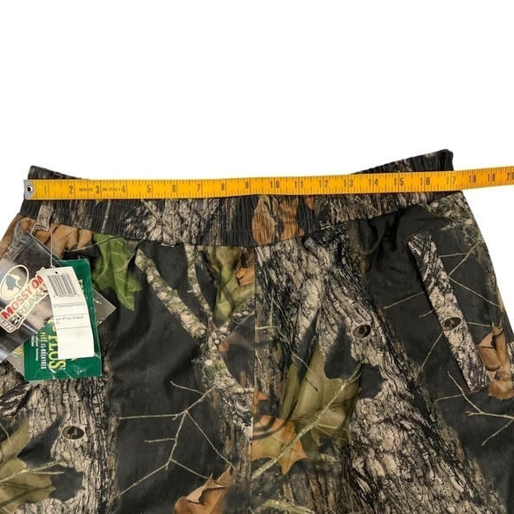 NWT Cabela's Men's Rain Suede Packable Rainwear Hunting Pants Mossy Oak XL - Picture 13 of 15